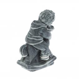 Статуэтка &amp;quot;Мальчик на лошадке&amp;quot; из мрамолита