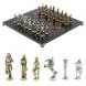 Шахматы подарочные &amp;quot;Галлы и Римляне&amp;quot; 36х36 см из лемезита 128230