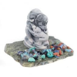 Сувенир &amp;quot;Семейка обезьян&amp;quot; из мрамолита