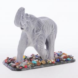 Сувенир &amp;quot;Слон большой №2&amp;quot; из мрамолита