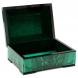 Малахитовый ларец &amp;quot;Люкс&amp;quot; из натурального камня малахит 17х12,5х9,5 см 120489