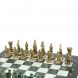 Шахматы &amp;quot;Средневековые рыцари&amp;quot; фигуры бронза / патина 44х44 см мрамор змеевик 128394