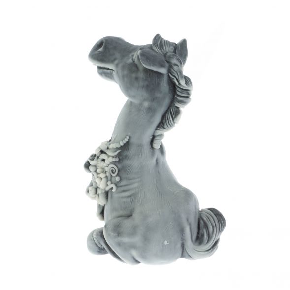 Статуэтка &amp;quot;Конь с букетом (шарж)&amp;quot; из мрамолита 129368