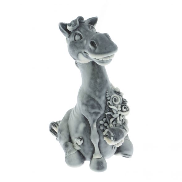 Статуэтка &amp;quot;Конь с букетом (шарж)&amp;quot; из мрамолита 129368