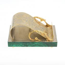 Подставка для смартфона камень малахит Златоуст