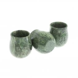 Коньячный набор на 3 персоны из змеевика