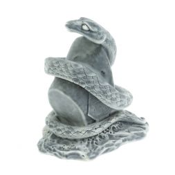 Статуэтка &amp;quot;Змея вокруг слитка&amp;quot; из мраморной крошки