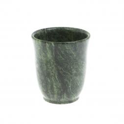 Кружка из змеевика для кофе и чая 7х7х7,5 см