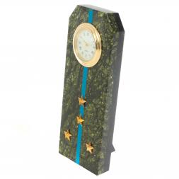 Часы &amp;quot;Погон капитан ВВС, ВКС, ВДВ&amp;quot; серпентинит