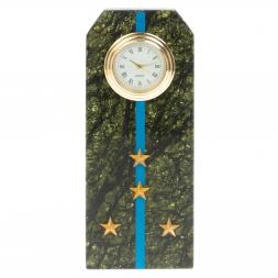 Часы &amp;quot;Погон капитан ВВС, ВКС, ВДВ&amp;quot; серпентинит