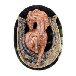 Магнит "Лошадка с подковой" змеевик