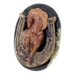 Магнит "Лошадка с подковой" змеевик