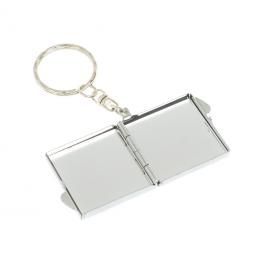 Складное зеркало брелок соколиный глаз квадратное