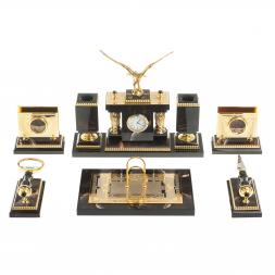 Настольный набор из яшмы и долерита &amp;quot;Орел&amp;quot;