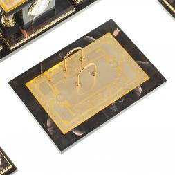 Настольный набор из яшмы и долерита &amp;quot;Орел&amp;quot;