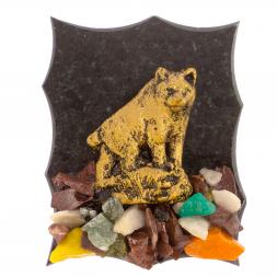 Магнит &amp;quot;Рысь&amp;quot; из змеевика