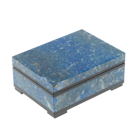 Шкатулка из иркутского лазурита 10х7,5х4,5 см 127847