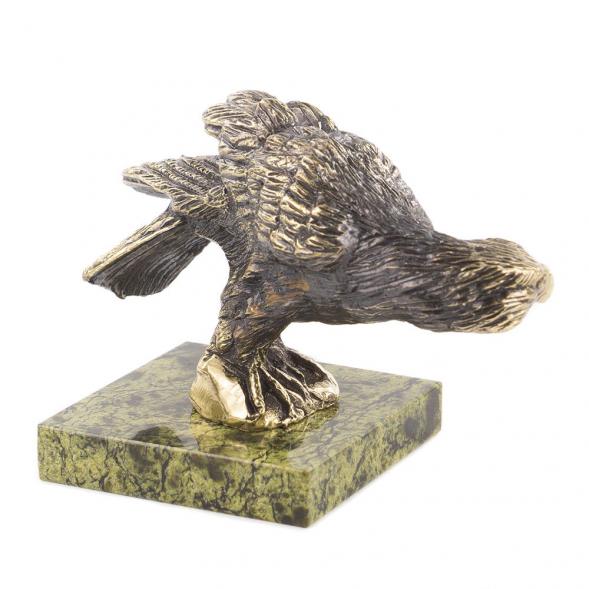 Настольная статуэтка из бронзы и камня &amp;quot;Сокол&amp;quot; 119828