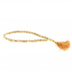 Четки из зеленого оникса 35 бусин круглые