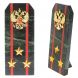 Сувенир погон &amp;quot;Полковник ВС&amp;quot; камень змеевик 128991