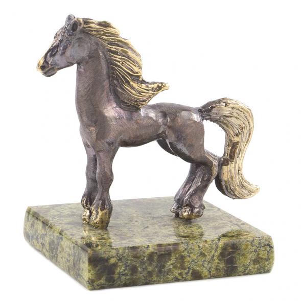 Статуэтка из бронзы на подставке &amp;quot;Лошадка&amp;quot; 120507