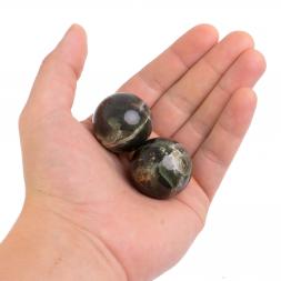 Массажные шары из офиокальцита 3 см (пара)