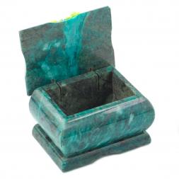 Шкатулка с росписью на крышке "Рассвет" 8х6х5,5 см