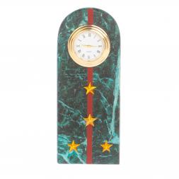 Часы &amp;quot;Погон капитан МВД&amp;quot; нового образца змеевик