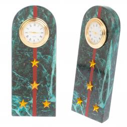 Часы &amp;quot;Погон капитан МВД&amp;quot; нового образца змеевик