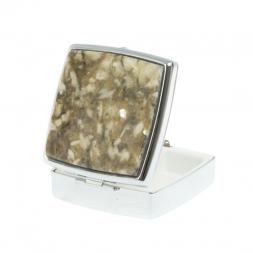 Таблетница на 2 отсека камень жельбертит