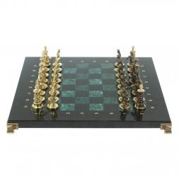Шахматы "Турецкие" доска 32х32 см шабровский змеевик