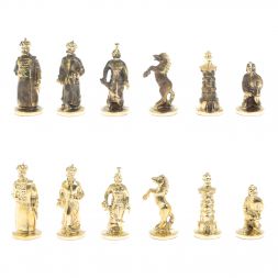 Шахматы "Турецкие" доска 32х32 см шабровский змеевик