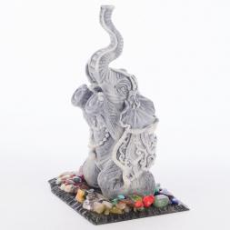 Сувенир &amp;quot;Слон с четками&amp;quot; из мрамолита