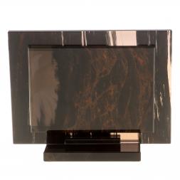 Рамка для фото 10х15 см черного из обсидиана