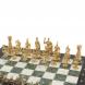 Настольные шахматы &amp;quot;Римские&amp;quot; бронза мрамор шабровский змеевик 40х40 см 126827