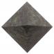 Пирамида из шабровского змеевика 9х9х6,5 см 126370