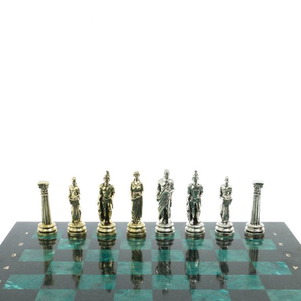 Шахматы &amp;quot;Атлас&amp;quot; доска 44х44 см из змеевика 128242