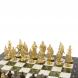 Шахматы подарочные &amp;quot;Богатыри&amp;quot; из мрамора и змеевика 44х44 см 129645