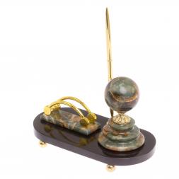 Мини-набор &amp;quot;Шар&amp;quot; с часами из офиокальцита