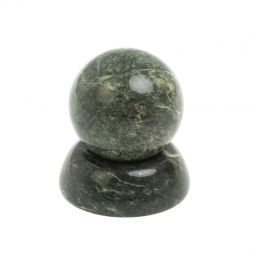 Подставка под шар из шабровского змеевика 5х5х1,5 см