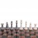 Шахматы &amp;quot;Стаунтон&amp;quot; из мрамолита 44х44 см лемезит / змеевик 126449