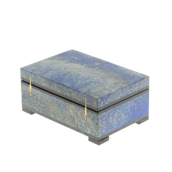 Шкатулка из афганского лазурита 10х7х4,5 см 127301