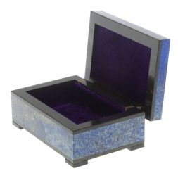 Шкатулка из афганского лазурита 10х7х4,5 см
