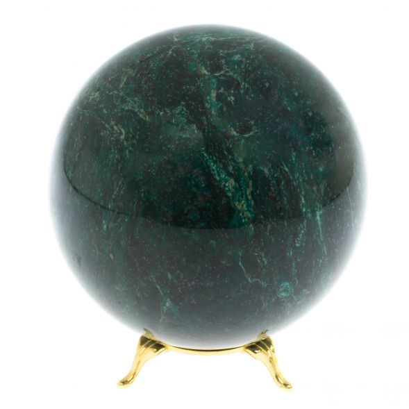 Шар из шабровского змеевика 11 см 128478