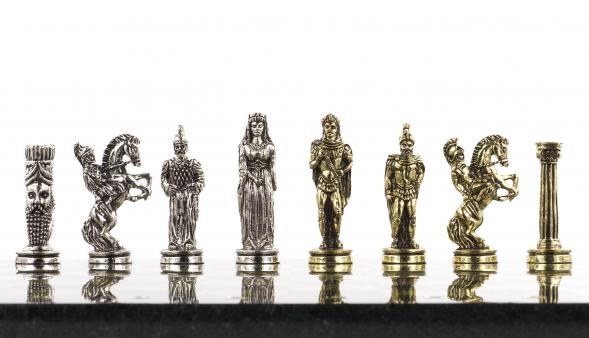 Шахматы сувенирные Александр Македонский&amp;quot; доска 36х36 см камень змеевик 120737