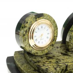 Настольный мини-набор &amp;quot;Глобус&amp;quot; камень змеевик