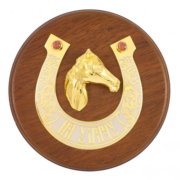 Панно на тарелке &amp;quot;Подкова на удачу&amp;quot; 16 см 116249