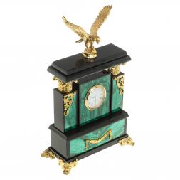 Часы из малахита "Орел"