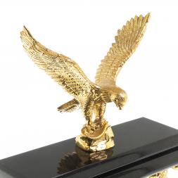 Часы из малахита "Орел"