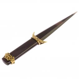 Нож сувенирный &amp;quot;Царский&amp;quot; из обсидиана и бронзы